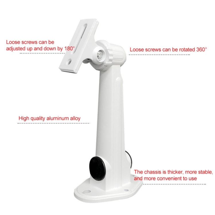 CCTV Wall Mount Stand Aluminum Metallic Silver Bracket Indoor Outdoor for Bullet Camera IP Camera Bracket Accessories CCTV Wall Mount Stand Aluminum Metallic Silver Bracket Indoor Outdoor for Bullet Camera IP Camera Bracket Accessories